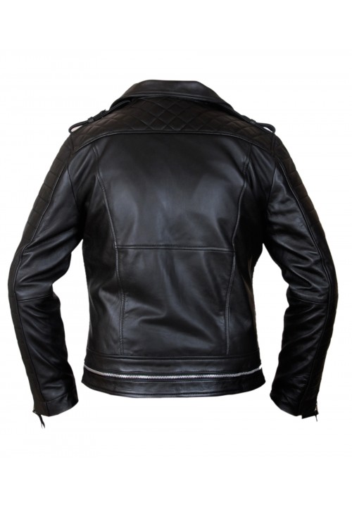 Men's Biker Quilted Jacket